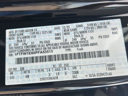 Used 2023 Ford F150 Lariat AWD/4WD image 39