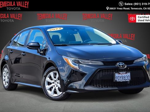Certified 2022 Toyota Corolla LE w/ Carpet Mat Package (TMS) FWD image 1