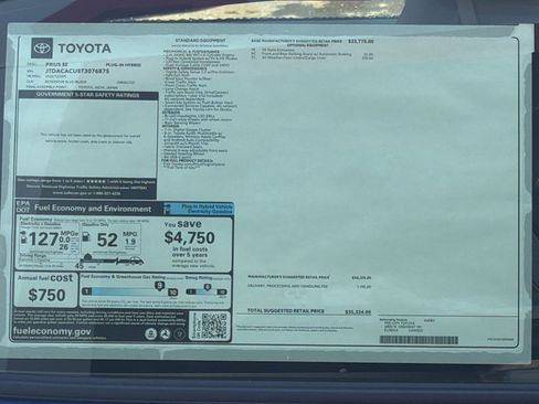 New 2026 Toyota Prius Plug-In Hybrid FWD image 26