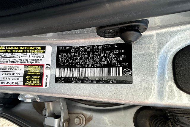 Used 2023 Lexus ES 350 F Sport w/ Accessory Package (Z2) FWD image 19