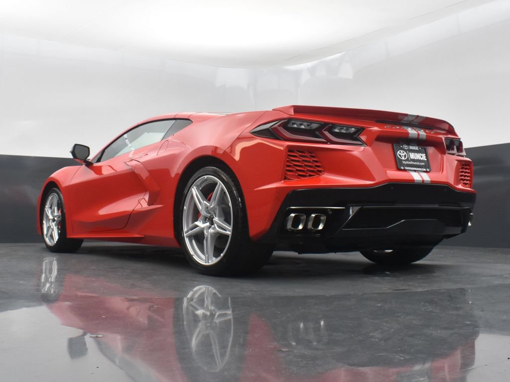 Used 2023 Chevrolet Corvette Stingray Coupe w/ Chrome Exterior Badge Package RWD image 35