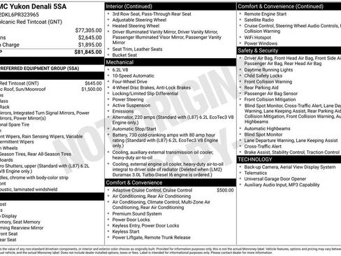 Certified 2023 GMC Yukon Denali AWD/4WD image 7