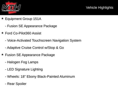 Used 2020 Ford Fusion SE w/ Equipment Group 151A image 5