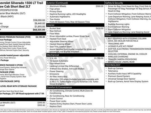 Certified 2023 Chevrolet Silverado 1500 LT Trail Boss w/ LT Trail Boss Premium Package image 59