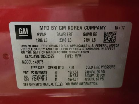 Used 2018 Buick Encore Sport Touring w/ Safety Package image 33