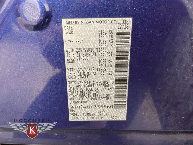 Used 2019 Nissan Rogue SL w/ Premium Package AWD/4WD image 28