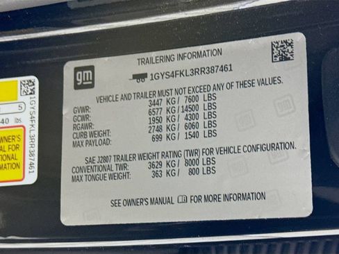 Used 2024 Cadillac Escalade Sport w/ LPO, ONYX Package AWD/4WD image 27