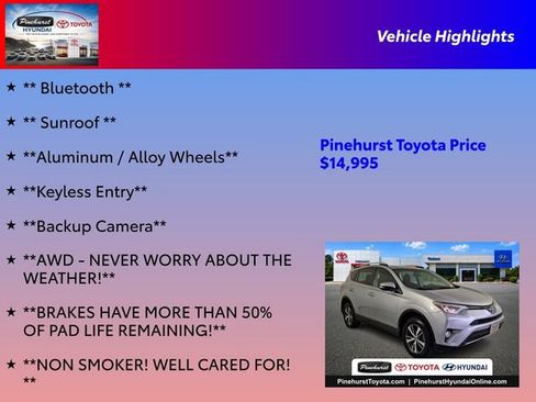 Used 2016 Toyota RAV4 XLE AWD/4WD image 16