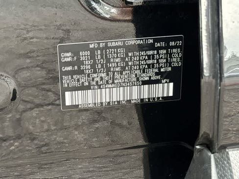 Used 2022 Subaru Ascent Premium w/ Convenience Package AWD/4WD image 31