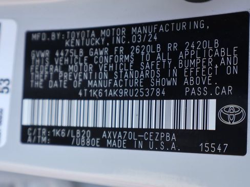 Used 2024 Toyota Camry XSE FWD image 41