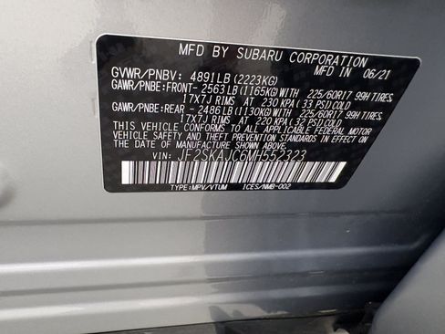 Used 2021 Subaru Forester Premium w/ Popular Package #1 AWD/4WD image 39