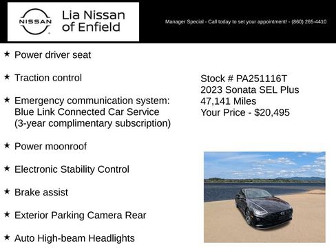 Used 2023 Hyundai Sonata SEL Plus w/ Cargo Package FWD image 10