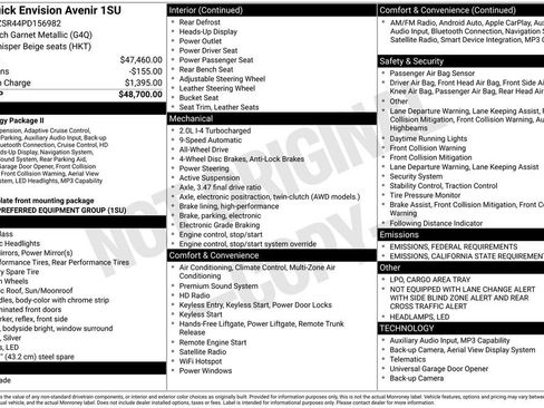 Used 2023 Buick Envision Avenir image 34