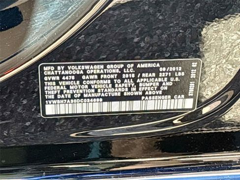 Used 2013 Volkswagen Passat 2.5 SE image 35