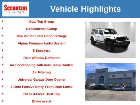 New 2026 Jeep Wrangler Unlimited Sport w/ Dual Top Group AWD/4WD image 6
