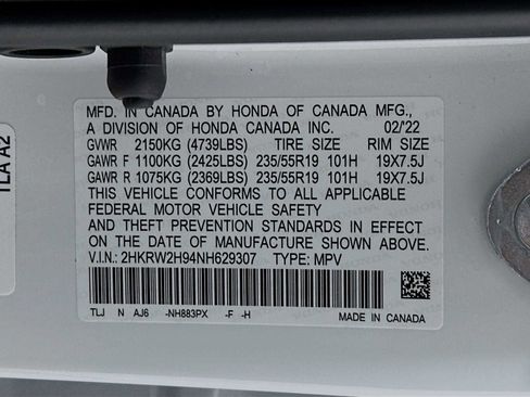 Used 2022 Honda CR-V Touring image 31