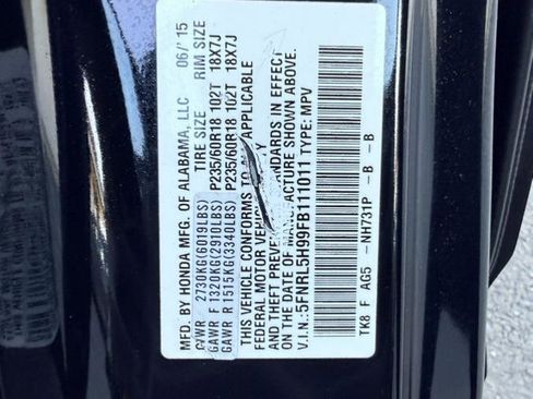 Used 2015 Honda Odyssey Touring image 38