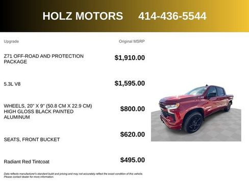 Certified 2023 Chevrolet Silverado 1500 RST AWD/4WD image 5