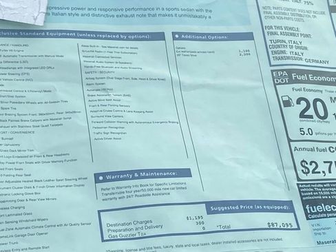 Used 2023 Maserati Ghibli GT image 52