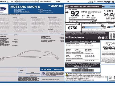 Used 2023 Ford Mustang Mach-E Premium AWD/4WD image 5