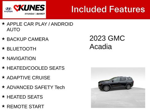 Used 2023 GMC Acadia SLT AWD/4WD image 2