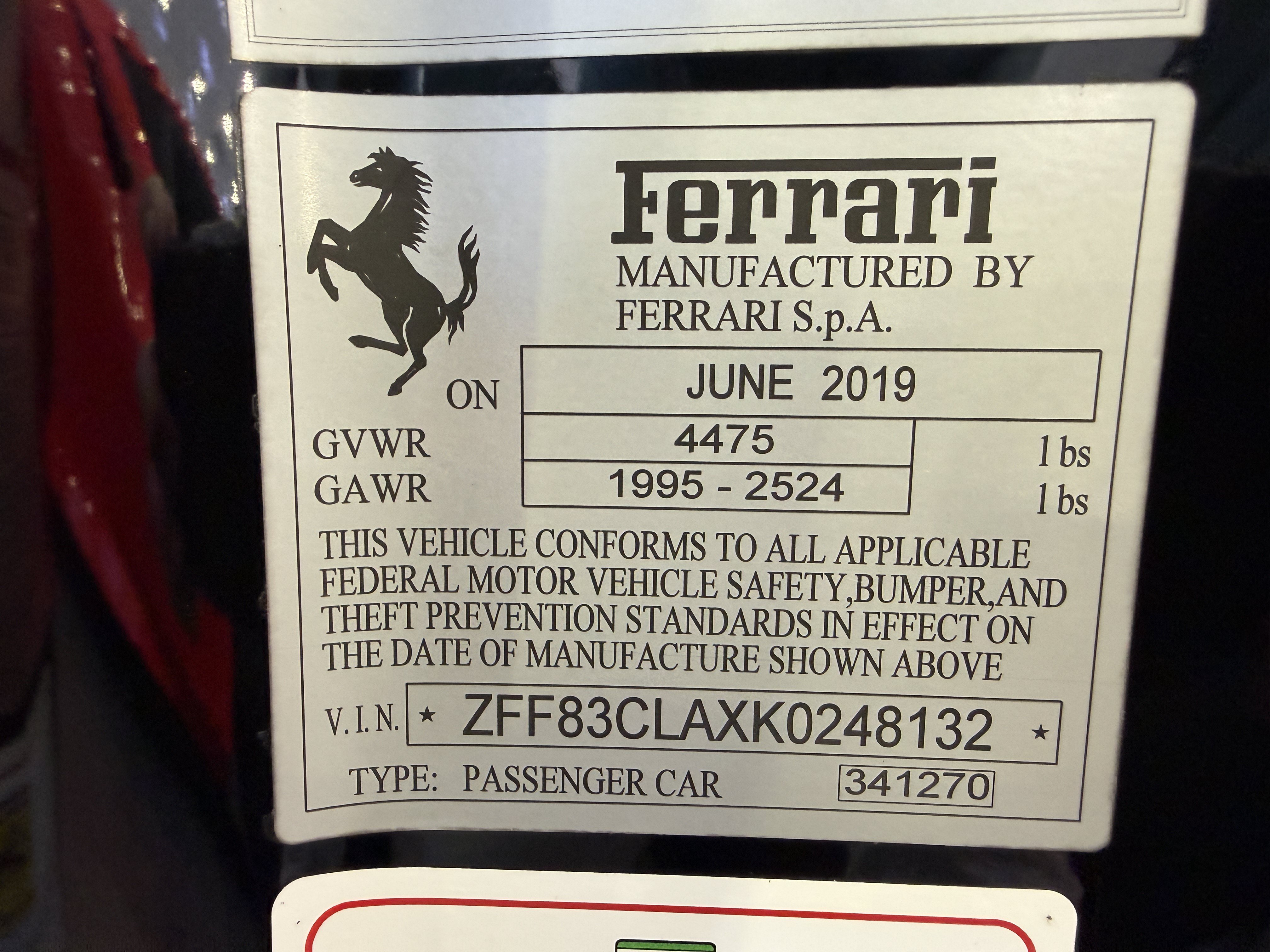 Used 2019 Ferrari 812 Superfast RWD image 52