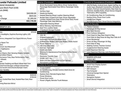 Used 2024 Hyundai Palisade Limited AWD/4WD image 38