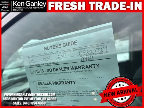 Used 2016 RAM 1500 Outdoorsman AWD/4WD image 13