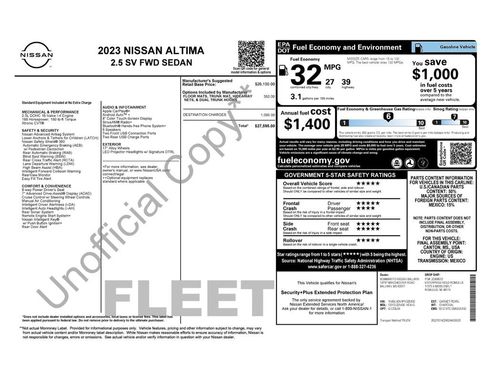 Used 2023 Nissan Altima 2.5 SV FWD image 15
