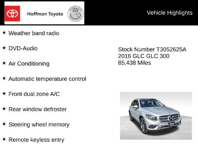 Used 2016 Mercedes-Benz GLC 300 4MATIC image 10