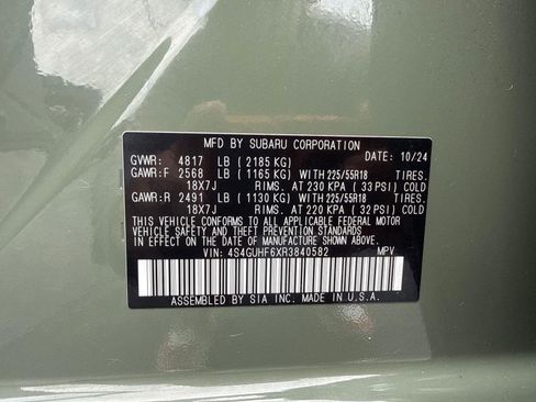 Used 2024 Subaru Crosstrek 2.5i Sport AWD/4WD image 31