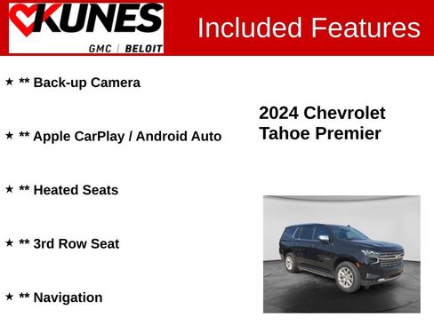 Used 2024 Chevrolet Tahoe Premier AWD/4WD image 2