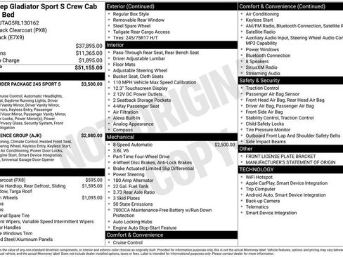Used 2024 Jeep Gladiator Sport AWD/4WD image 35