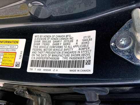 Used 2026 Honda Civic Sport image 33