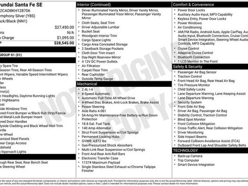 Used 2019 Hyundai Santa Fe SE image 7