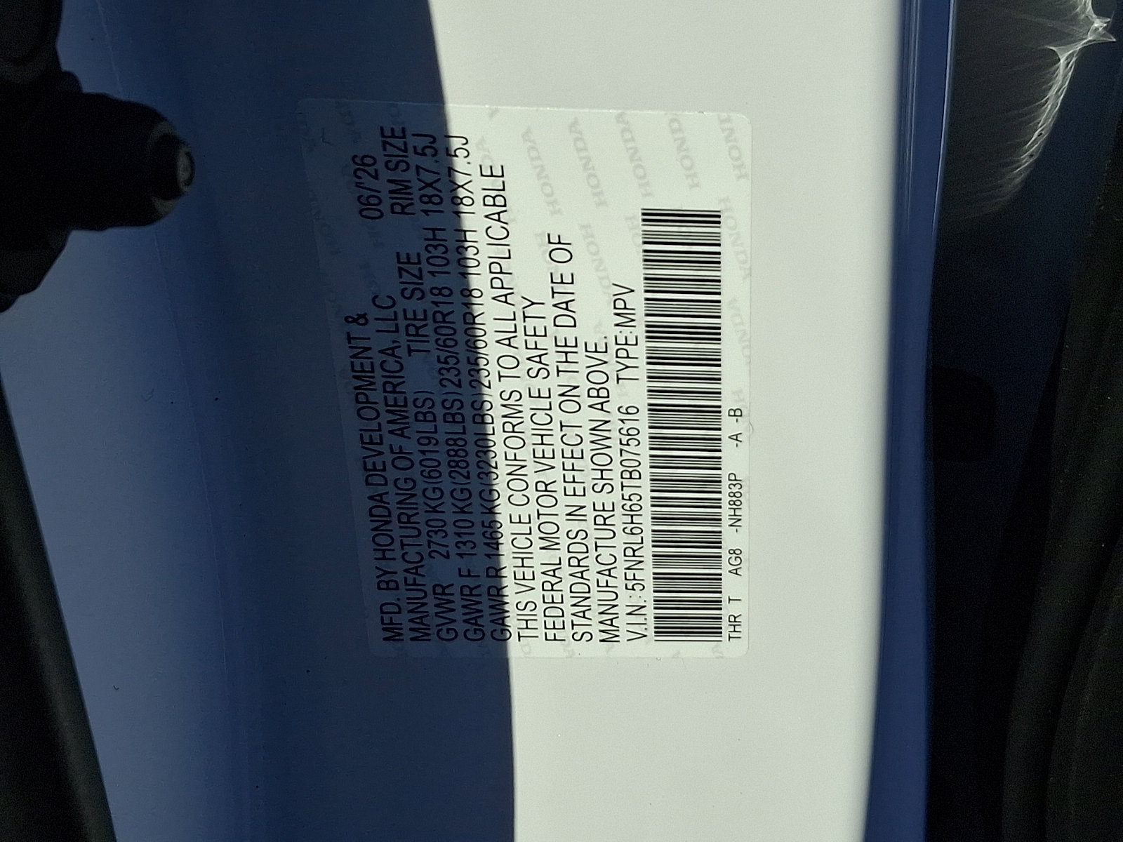 New 2026 Honda Odyssey Sport-L image 10