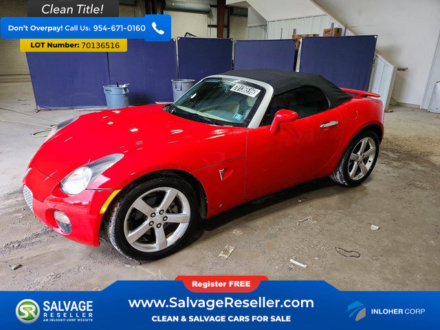 Used 2006 Pontiac Solstice Convertible w/ Premium Package RWD image 1