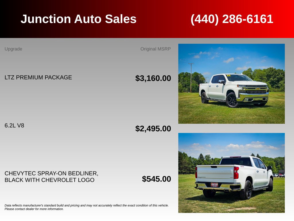 Used 2022 Chevrolet Silverado 1500 LTZ w/ LTZ Premium Package AWD/4WD image 5