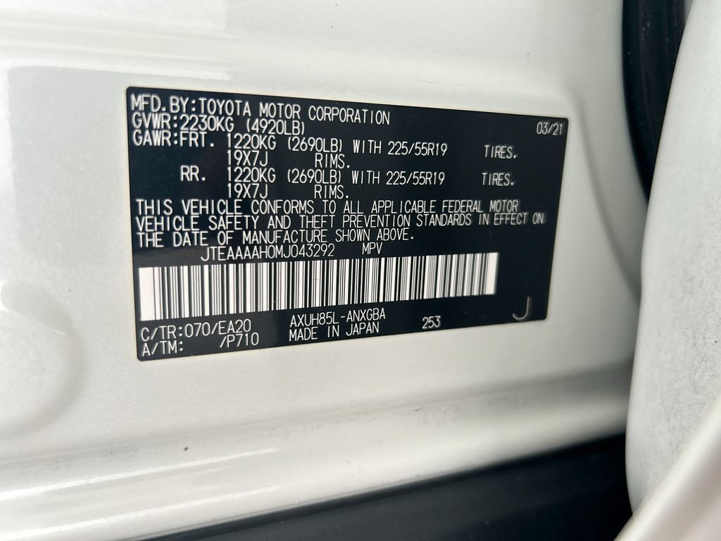 Used 2021 Toyota Venza XLE w/ Softex Package AWD/4WD image 48