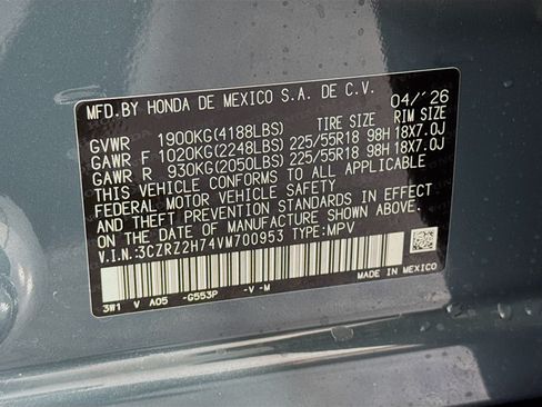 New 2027 Honda HR-V EX-L image 31