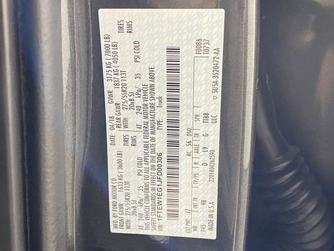 Used 2018 Ford F150 Platinum w/ Equipment Group 701A Luxury image 20