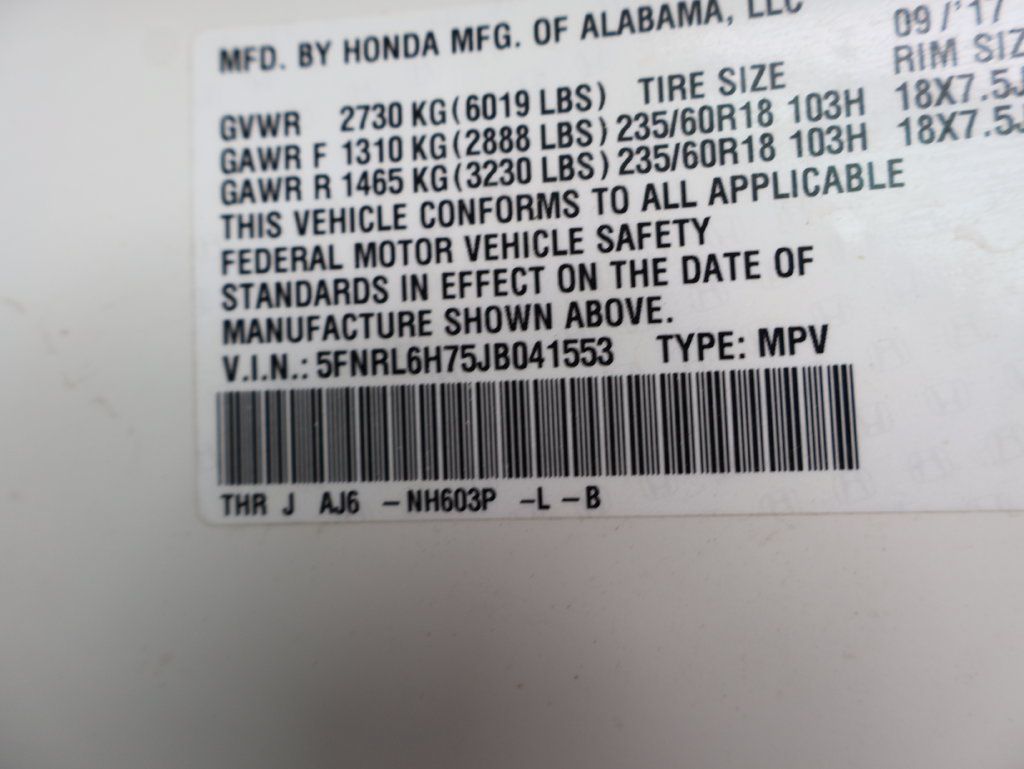 Used 2018 Honda Odyssey EX-L image 9