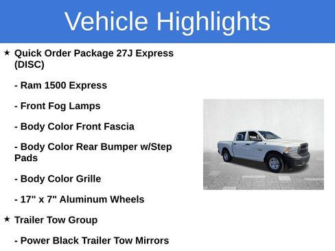 Used 2023 RAM 1500 Tradesman w/ Trailer Tow Group RWD image 4