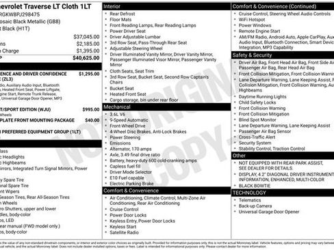 Used 2023 Chevrolet Traverse LT FWD image 1