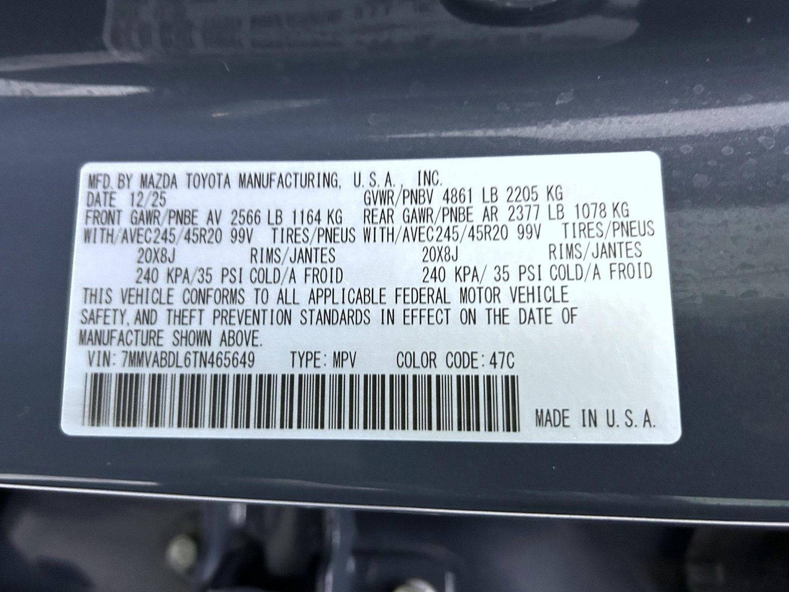 Certified 2026 MAZDA CX-50 AWD 2.5 S w/ Cargo Package image 25
