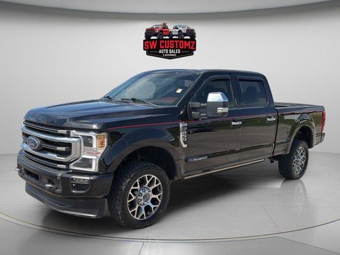 Used 2021 Ford F250 Platinum w/ FX4 Off-Road Package AWD/4WD image 3