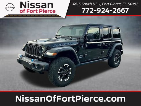 Used 2024 Jeep Wrangler Unlimited Rubicon 4xe AWD/4WD image 1