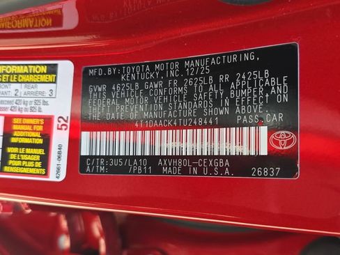 Used 2026 Toyota Camry XLE FWD image 35