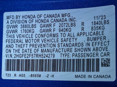 Used 2024 Honda Civic Sport image 32