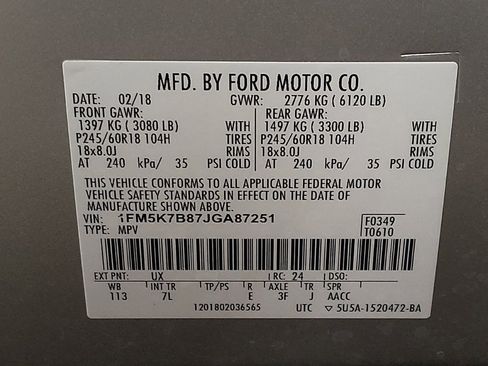 Used 2018 Ford Explorer FWD image 33